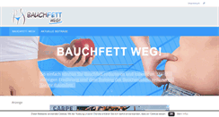 Desktop Screenshot of bauchfett.com
