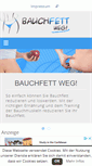 Mobile Screenshot of bauchfett.com