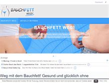Tablet Screenshot of bauchfett.com